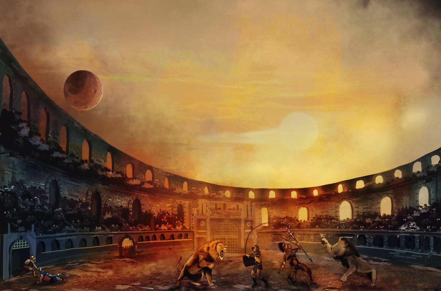 Illustrated image of Map of The Harbor of the Moons